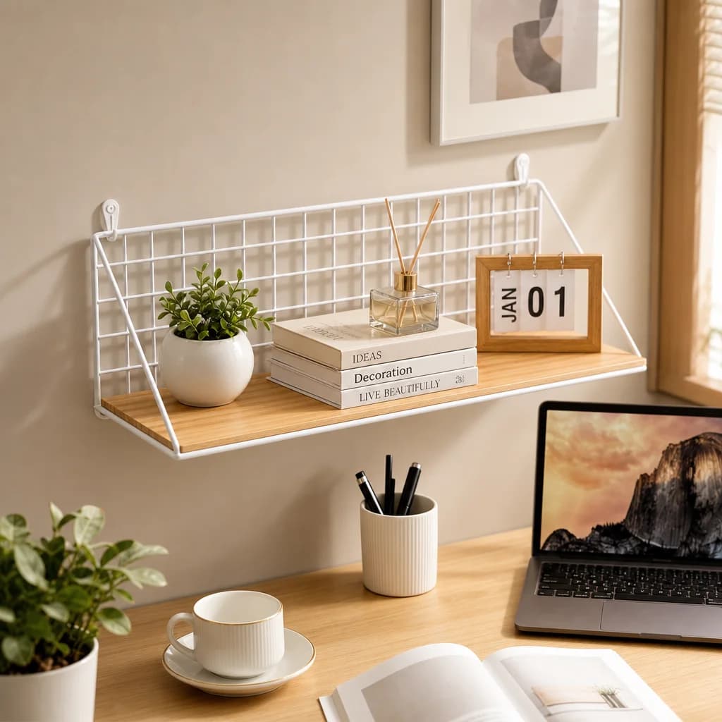 Multifunction Wall Hanging Shelf — White